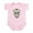 Petal Pink, variant on CafePress - Sugar Skull Infant Bodysuit - Baby Light Bodysuit, Size Newborn - 24 Months