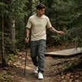 thumbnail image 5 of gzxflxpge Cargo Pants Men Casual Sport Athletic Loose Fit Sweatpants Funky Comfortable Soft Jogger Pants with Multi Pockets Dark Gray M, 5 of 7