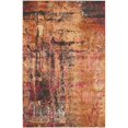 thumbnail image 1 of Safavieh Monaco Collection MNC221F Modern Abstract Art Multicolored Area Rug (4' x 5'7"), 1 of 3