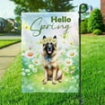 thumbnail image 3 of Belgian Malinois Hello Spring Time Flower Floral Nature Garden Flag 12x18in Double Sided Sheepdog Dog Lover Gifts Outdoor Decor - 02031, 3 of 5