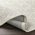 thumbnail image 5 of Hauteloom Budgewoi Jute Living Room, Bedroom Area Rug - Contemporary - Cream, Medium Gray - 5' x 7'6", 5 of 10
