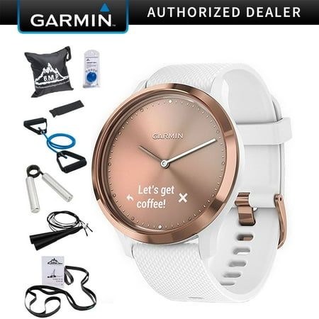 garmin vivomove white and rose gold