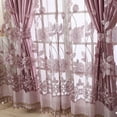 thumbnail image 5 of FUTATA Luxury Embroidered Sheer Curtain Floral Tulle Window Curtain For Living Room Bedroom 39.4×98.5inch Drape Window Dressing Sheer, 5 of 5