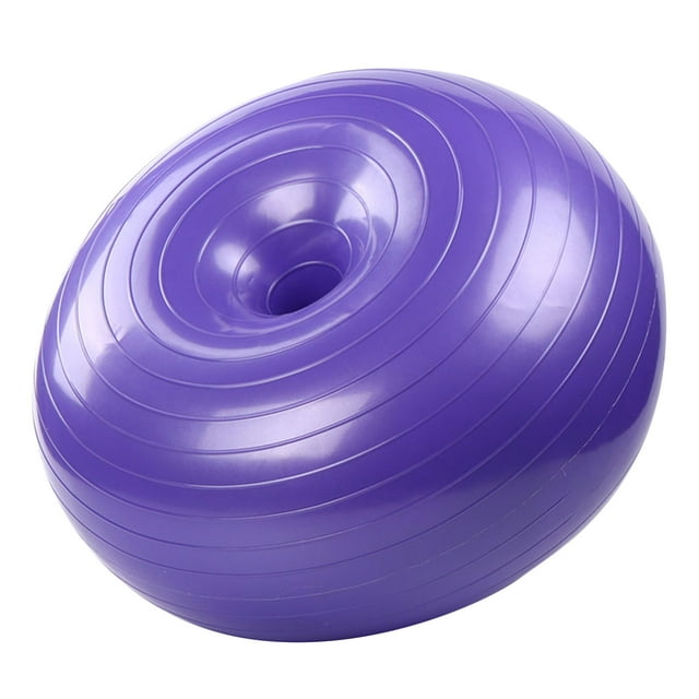 CTIRCHIU Pilates Balls for Exercise Small Inflatable Ball Workout Purple for Indoor Use 1Pack