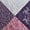 Purple, variant on HoneiLife Pink Uptown Floral Microfiber Quilt Set, King - Lightweight