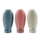 thumbnail image 4 of Botellas de viaje de PE de 60 ml | Paquete de 3 envases herméticos para champú y loción | Contenedores portátiles para artículos de aseo personal para viajes en avión, 4 of 5