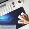 thumbnail image 4 of Blue Starry Sky Whirlpool&nbsp;mousepad Gamingwaterproofnon Slip&nbsp;for Office Home Work Gaminggaming Mouse PadRubber Base Mousepad with Stitched Edges 31.5x11.8inches, 4 of 7