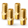 thumbnail image 1 of MAACFLOW Latón 3/8"" Macho NPT a 5/8"" Manguera ID Barb Manguera Adaptador Conector (Paquete de 4), 1 of 5