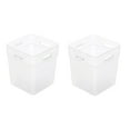 thumbnail image 1 of Refrigerator Organizer Bins,Mini Fridge Organizer,Transparent Classification Storage Box,Fridge Side Door Storage Containers,Plastic Pack Of 2, 1 of 7