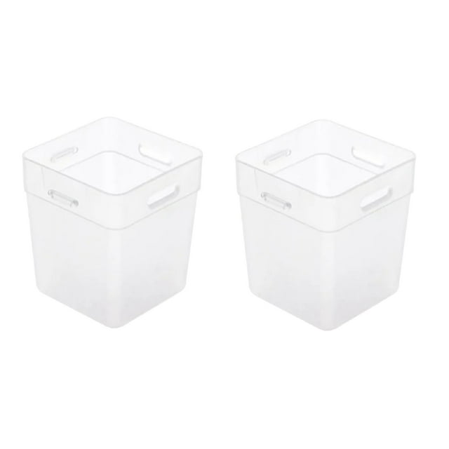 Refrigerator Organizer Bins,Mini Fridge Organizer,Transparent Classification Storage Box,Fridge Side Door Storage Containers,Plastic Pack Of 2