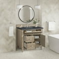 thumbnail image 4 of James Martin Vanities 424-V36-BW-3CSP Lorelai 36" Single Basin Wood Vanity Set - White, 4 of 7