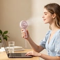 thumbnail image 7 of Portable Hand Held Fan Refreshing Handheld Fan USB Rechargeable Mini Quiet Fan Portable Desktop Fan With Powerful Wind Travel Camping Outdoor Use, 7 of 7