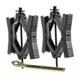 thumbnail image 4 of 2Pcs Camper Wheel Chock Stabilizers Scissor Tire Scissor Locking x Chock Durable, 4 of 9