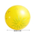 thumbnail image 3 of Japceit 31.5 Inch Inflatable Beach Ball, Large Multi Color Outdoor Play Ball, For Pool Water Park, Portable Summer Toy, 3 of 6