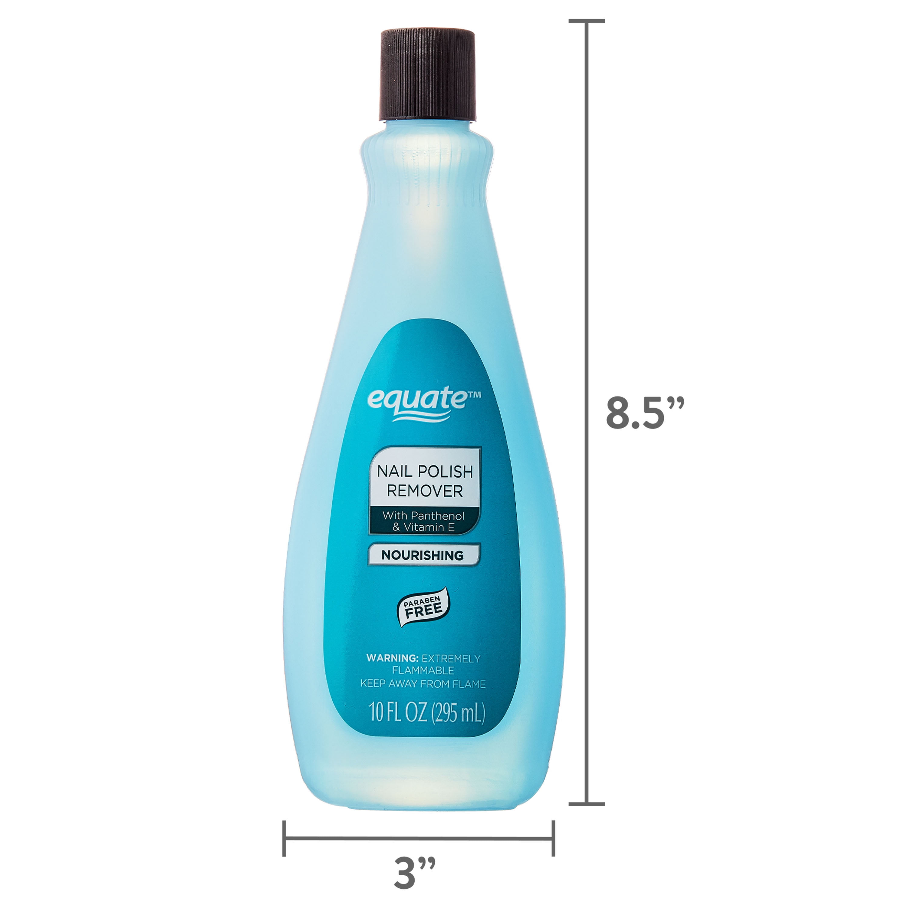 Equate Nourishing Nail Polish Remover, 10 fl oz