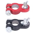 thumbnail image 4 of Clip de terminal de batería 2 abrazaderas positivas negativas negras rojas universales para barcos para camiones para coches ANGGREK Otros, 4 of 8