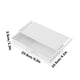 thumbnail image 3 of Organizador de Cajón Bajo el Escritorio, Plástico Blanco 23.4x10.4x3.3 cm, Caja de Almacenamiento para Oficina/Hogar de Gran Capacidad, Cajón Extraíble Oculto de Fácil Instalación, 3 of 6