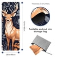 thumbnail image 4 of Deer Yoga Blanket with Storage Bag, 72.8"x26.8" - Suitable for Yoga, Pilates, Fitness - Hot Yoga Towel and Yoga Towels Included, 4 of 6