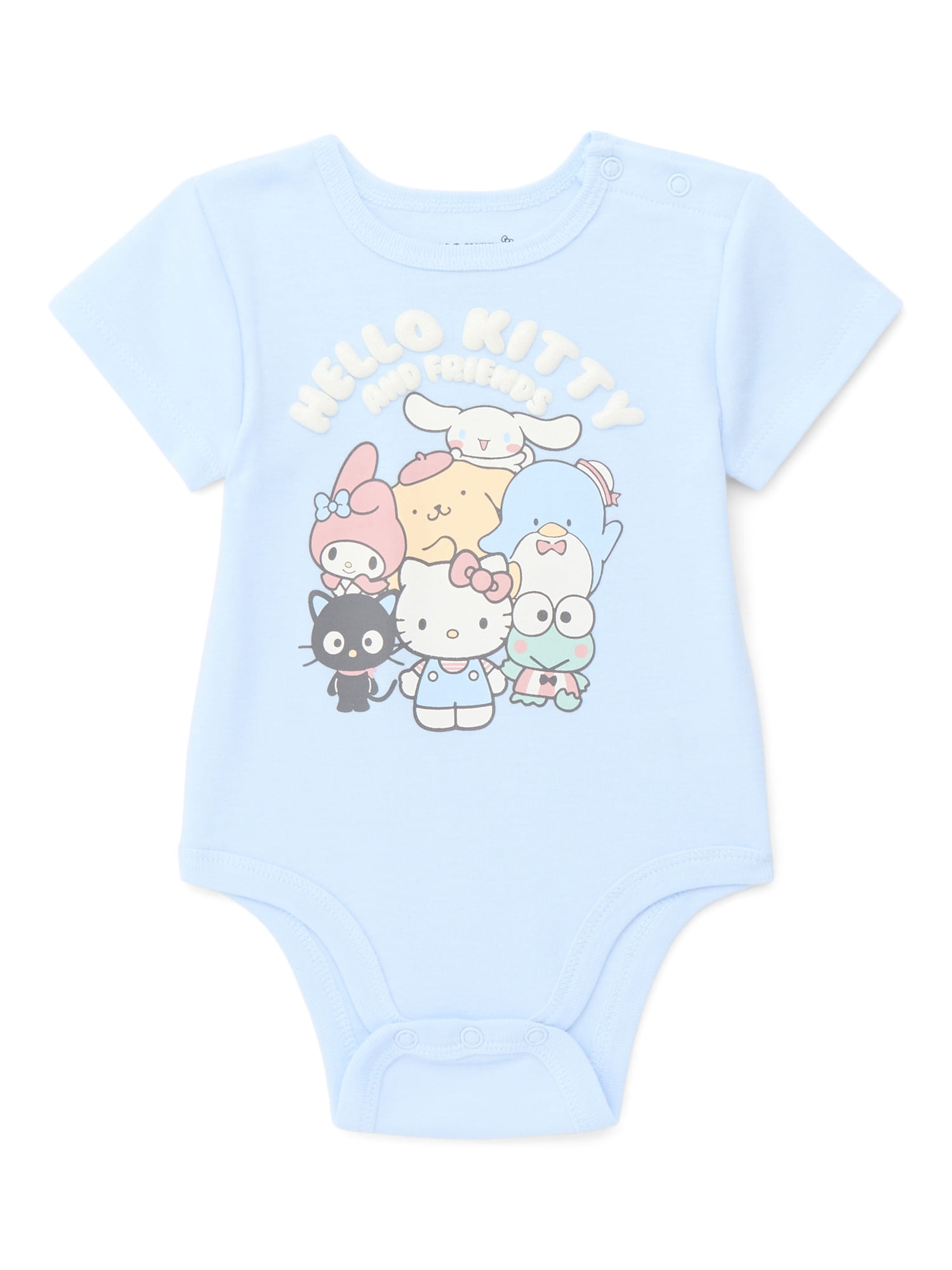 Hello Kitty Baby Boys or Girls Print One Piece Bodysuit, 2-Pack, Sizes 0/3M-24M