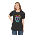 thumbnail image 5 of Cuarenta Spanish 40th Birthday Fiesta cool sugar skeleton Unisex T-shirt, 5 of 8