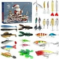 thumbnail image 2 of Fishing Advent Calendar Set Christmas Countdown for Fishing Lovers Holiday Surprise Blind Activity, 2 of 8