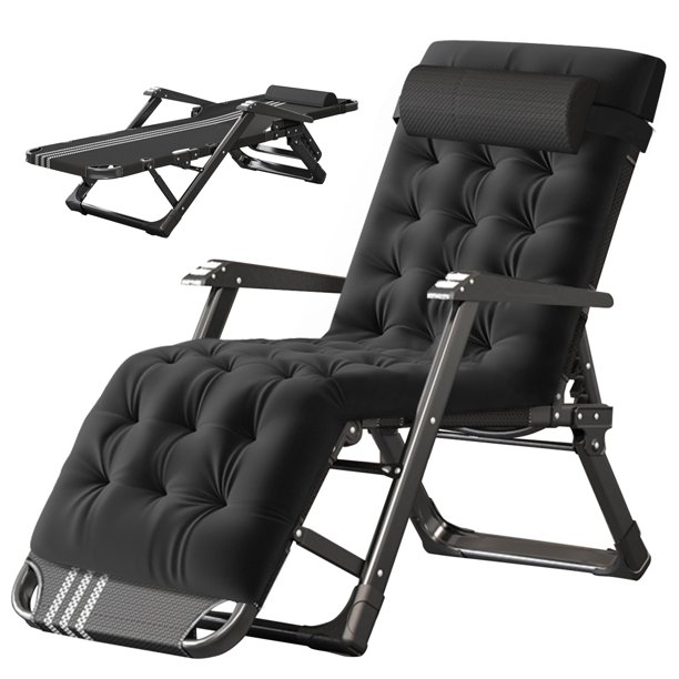 Portable Lounge Chair Cot ,Adjustable 5Position Folding Lounge Chair