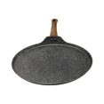 thumbnail image 2 of Crepera antiadherente de mármol gris y madera 32 cm, 2 of 5