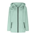 thumbnail image 4 of Simua Packable Rain Jacket Women Lightweight Waterproof Raincoat with Hood Cycling Bike Jacket Windbreaker, 4 of 9