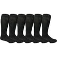 thumbnail image 6 of Yacht & Smith 6 Pairs Men's Cotton Extra Heavy Slouch Socks, Thick Boot Sock for mens, 6 of 7