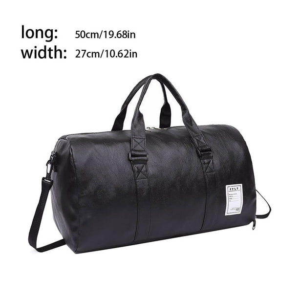 Jumpingount Bolsa de equipaje de viaje para hombre Maleta portatil con cremallera para hacer ejercicio organizador de equipaje bolsa para zapatos Envolturas para manijas de equipaje Largo Jumpingount ...