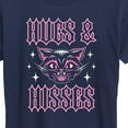thumbnail image 3 of Instant Message - Valentine's Day Hugs And Hisses Cat - Women's Short Sleeve Graphic T-Shirt, 3 of 6