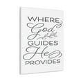 thumbnail image 2 of Scripture Walls Isaiah 58:11 God Guides He Bible Verse Canvas Christian Wall Art Ready to Hang Unframed, 2 of 18