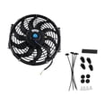 thumbnail image 1 of Ventilador del radiador de refrigeración Ventiladores de rendimiento Kits de montaje geniales Ventiladores de refrigeración del radiador Ventilador 9 pulgadas 12V80W, 1 of 9