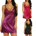 thumbnail image 2 of Gibobby Ropa Interior Sexy Camisón Ropa interior Tentación Encaje Ropa de dormir Lencería sexy Íntimos(Rosa, S), 2 of 4