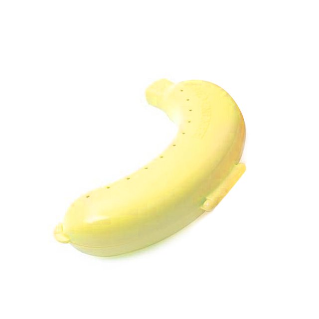 Plástico Plátano Protector Contenedor Caja Titular Caja Comida Almuerzo Almacenamiento de frutas GeweYeeli JJ6488-03