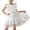 a2:White, variant on Lutiedan Girls Dresses Flower Tulle Fairy Dress Ruffle Sleeve Summer Smocked Dresses for Little Girls Birthday Wedding Party Princess Dress 3-8 Years