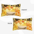 thumbnail image 4 of Balery Honey Bee Bedding Queen Pillow Cases - Envelope Closure - Soft Brushed Microfiber Fabric - Shrinkage and Fade Resistant Pillow Cases-, 4 of 9