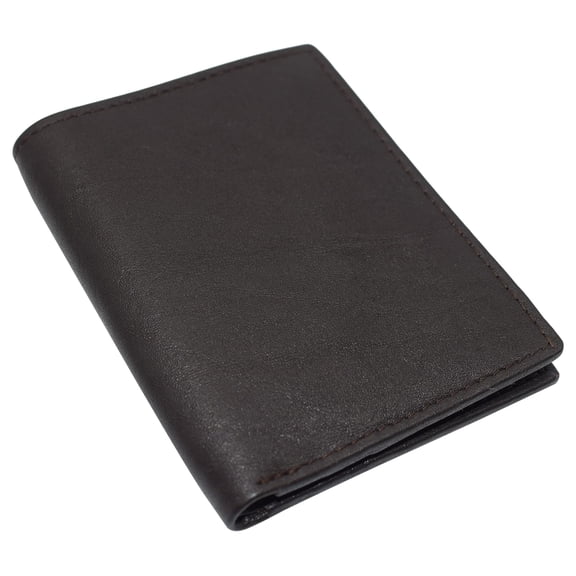 Marshal RFID Blocking Slim Bifold Wallet Card Holder Minimalist Front Pocket Wallets for Men Brown