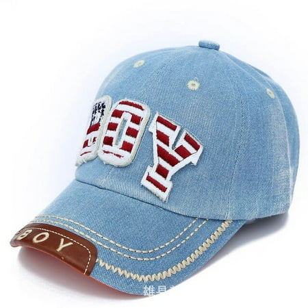 

QWZNDZGR Spring Summer Baby Cap Kids Baseball Cap Baby Boys Girls Sun Hats Children Adjustable Hip-Hop Snapback Hat Fashion Letter Cap