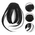thumbnail image 2 of 2 Pcs Fausse Frange Clip sur Frange Extensions de Cheveux Femmes Pièce de Cheveux Frange Épaisse, 2 of 8