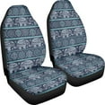 thumbnail image 3 of Xoenoiee Indian Tribal Elephant Geometric Print Universal Seat Cover for Car Truck Van 2 Pcs High Back Seat Accessories Protect Cover Seat Cover Car Protector, 3 of 6