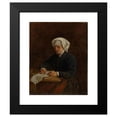 thumbnail image 2 of Adolph Tidemand 20x24 Black Modern Framed Museum Art Print Titled - Peasant Woman from Vikoy (1873), 2 of 5