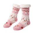 thumbnail image 3 of OJJCXA Womens Socks Breathable Casual Gripper Cozy Indoor Holiday Christmas Fuzzy Slipper Socks One Size, 3 of 7