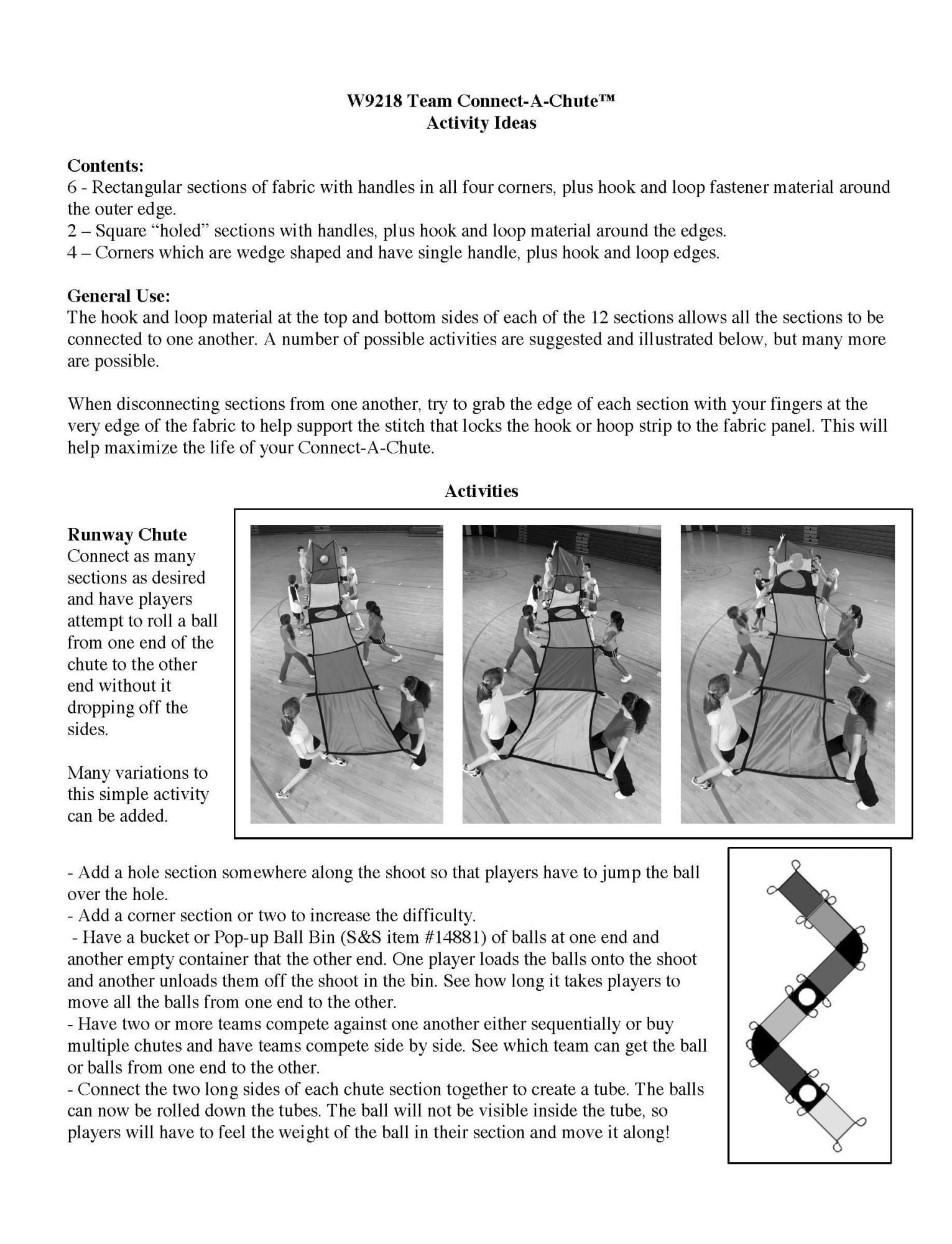 Spectrum™ Team Connect-A-Chute™ Pack