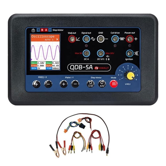 QDB 3A 4A QDB-5A Automotive Actuator Tester Oscilloscope Stepper PWM Motor W0G8 Generator Ignition Tool D Coil Multimeter