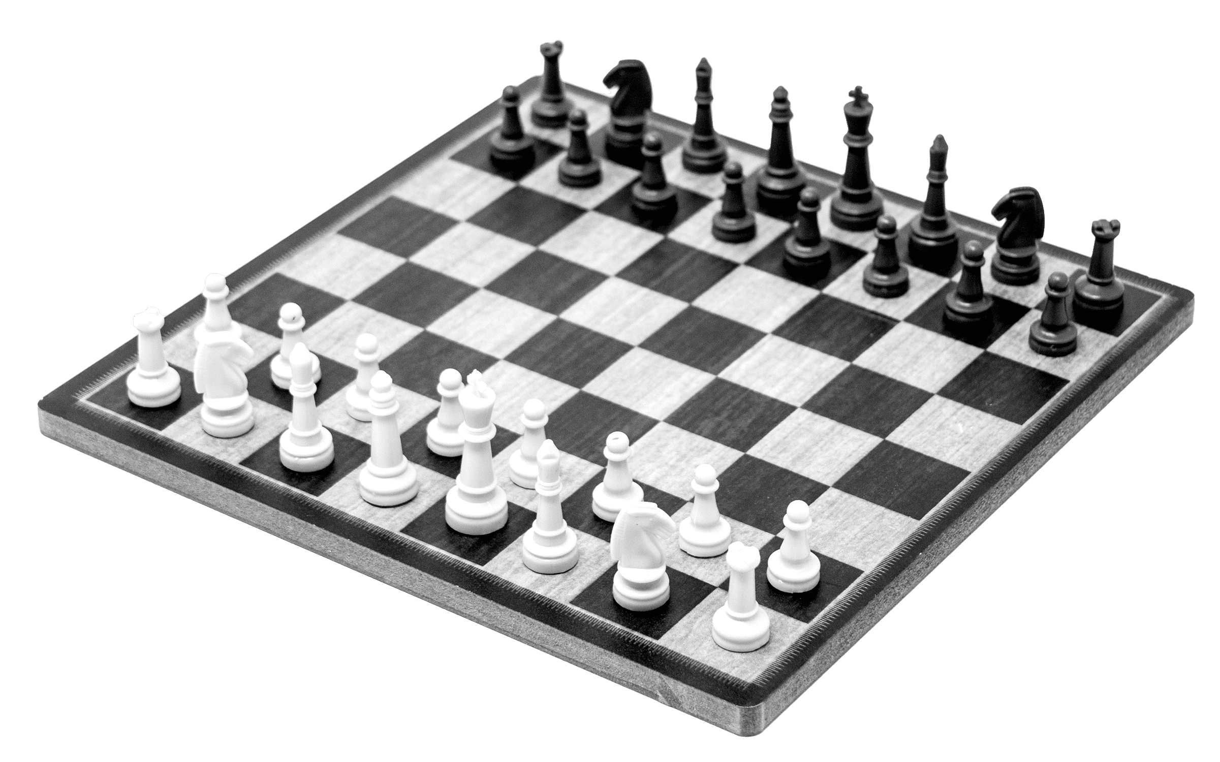 Desktop Chess Sets  – Wooden Chess Set with Real Wooden Checkerboard, Suitable for Family Game Night, Fast & Easy Setup, Chess Board Set for Home or Office, 9.25 × 9.25 × 2.25 Inches