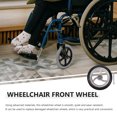 thumbnail image 3 of LABSERRON Roues de Remplacement Roues avant de Fauteuil Roulant pour Stabilité Caoutchouc Lot de 1, 3 of 6