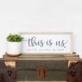 thumbnail image 4 of Simply Said, INC Farmhouse Frames 10" x 24" Sign - This is Us, Our Life, Our Story, Our Home, 4 of 4