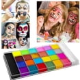 thumbnail image 4 of Kit de pintura corporal UNIFULL 26 colores a base de aceite con herramientas, 4 of 9