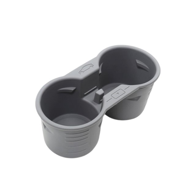 Inserto de portavasos para Consola central Sunnimix organizador de bebidas antideslizante Gris